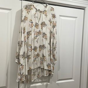 Free People Floral Tunic